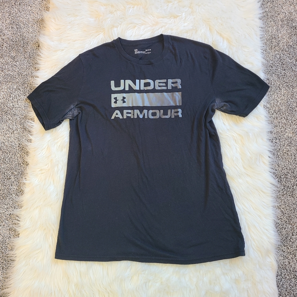 Under Armour Black Men's Short Sleeve T-shirt.
